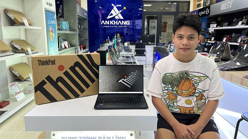 Hình ảnh khách hàng mua Laptop Lenovo ThinkPad E16 Gen 1 21JN00GKVA tại An Khang