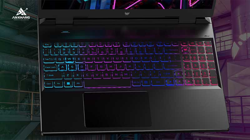 Laptop Gaming Acer Predator Helios Neo 16 PHN16-71-74QR NH.QLVSV.002 thiết kế cứng cáp, bền bỉ