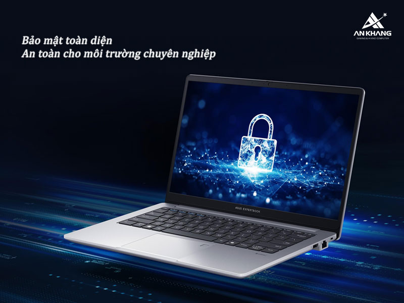 Bảo mật toàn diện để bạn an tâm làm việc cùng ASUS ExpertBook P1 P1403CVA-C5H16-50W