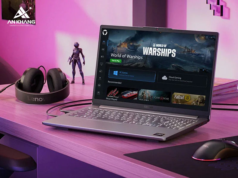 Laptop Lenovo LOQ 15ARP10E sở hữu màn hình 144Hz mượt mà, chuẩn màu và đống động