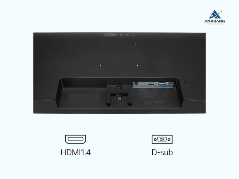 Màn hình LG 27MR400-B.ATVQ trang bị 1 cổng HDMI và 1 cổng D-sub