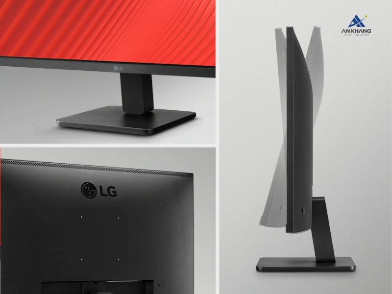 Màn hình LG 27MR400-B.ATVQ với thiết kế tinh gọn, tương thích chuẩn VESA