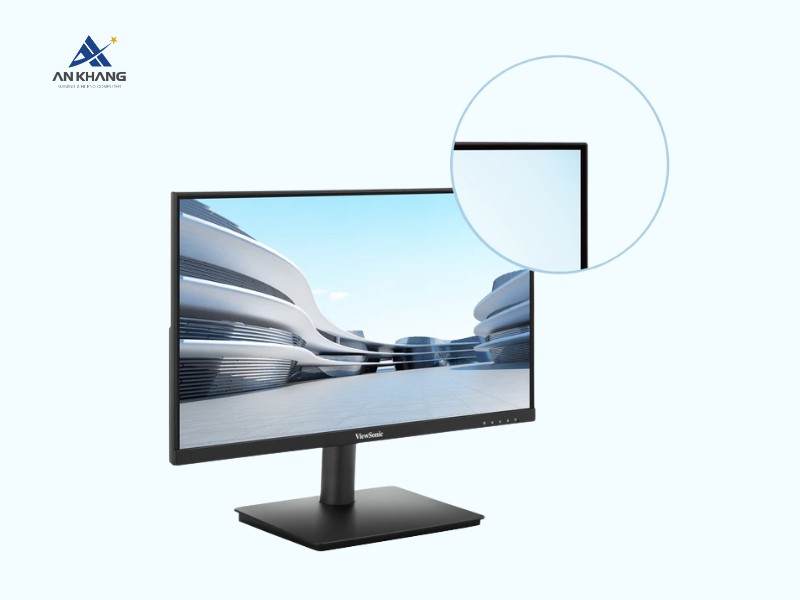 Màn hình ViewSonic VA270-H với thiết kế viền mỏng 3 cạnh hiện đại