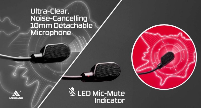 Tai nghe HP HyperX Cloud III Red 727A9AA cải tiến microphone, nâng cao chất lượng đàm thoại