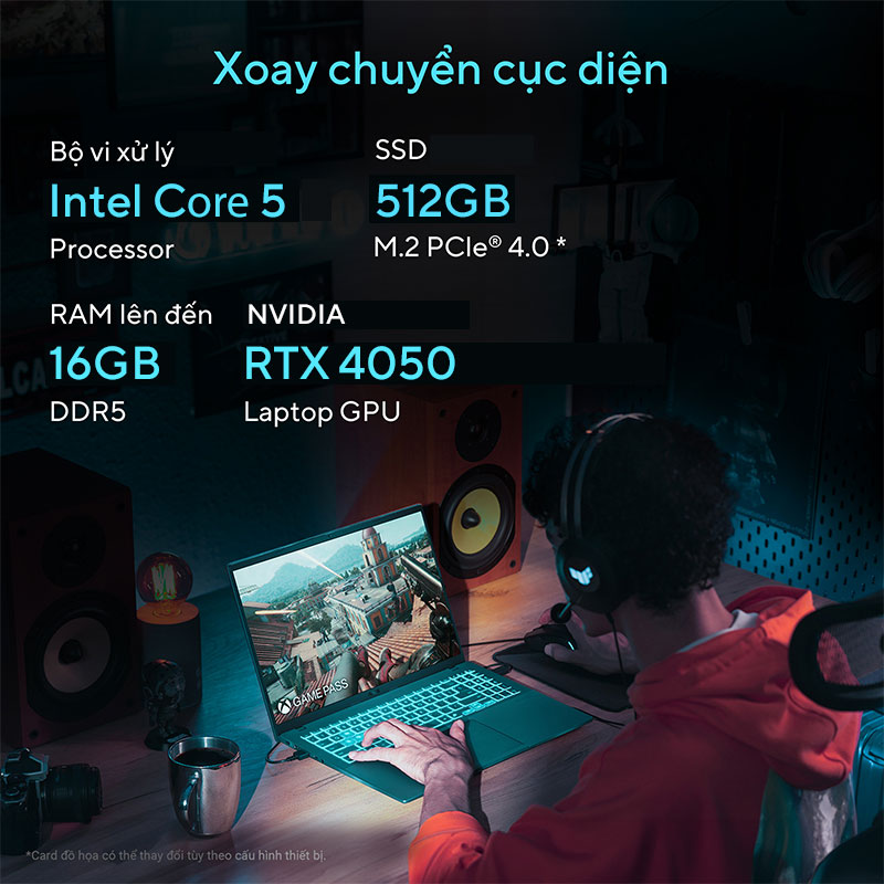 Hiệu năng bứt phá – Sẵn sàng chiến game, sáng tạo mọi lúc trên ASUS Gaming V16