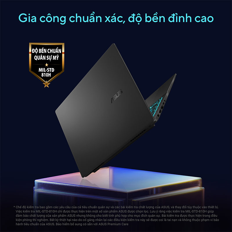 ASUS Gaming V16 K3607VU-RP280W sở hữu độ bền chuẩn quân sự Mỹ