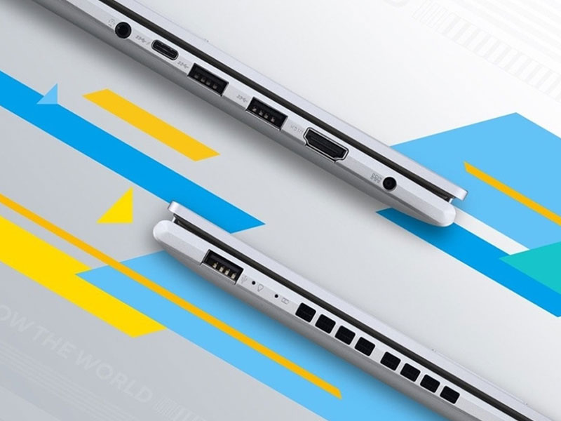 Kết nối toàn diện với Laptop ASUS Vivobook 14 X1405VA-LY623W