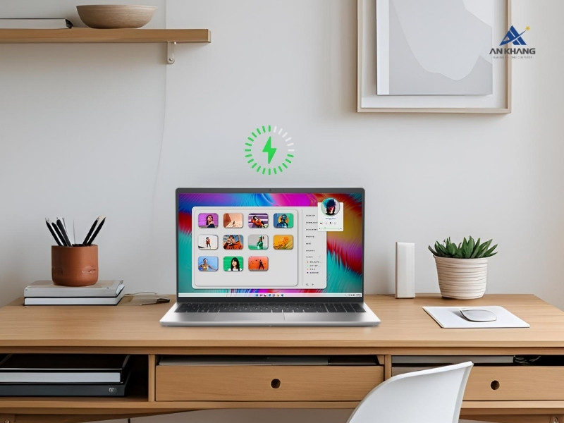 Laptop Dell Inspiron 15 3530 P16WD22 với thời lượng pin ổn định, sạc nhanh tiện dụng