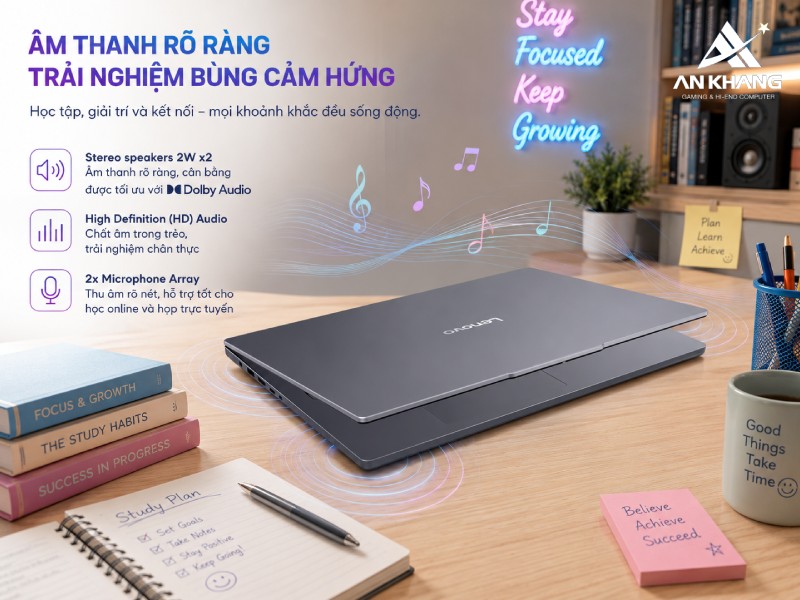 Bùng nổ trải nghiệm âm thanh với Lenovo IdeaPad Slim 3 16IWC11 83RS002KVN