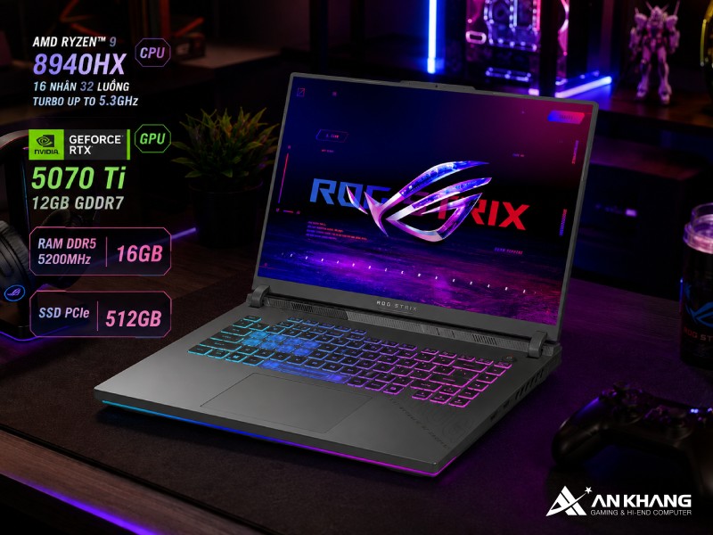 Laptop ASUS ROG Strix G16 G614PR-TS103W - hiệu năng đỉnh cao cho game thủ, sức mạnh chuyên nghiệp cho nhà sáng tạo