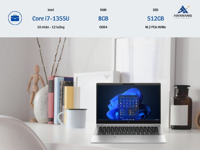 Laptop HP Elitebook 630 G10 9J0B6PT mang hiệu năng tối ưu cho công việc văn phòng