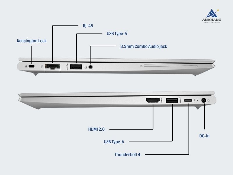 Kết nối đấy đủ, tiện lợi mọi lúc trên laptop HP Elitebook 630 G10