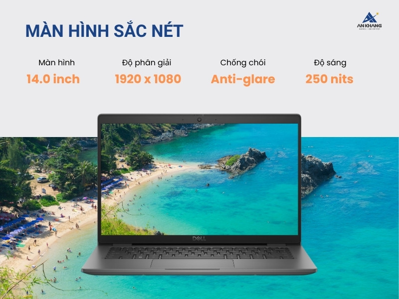 Dell Latitude 3440 L3440-I51235U-8G512G trang bị màn hình 14.0 inch FHD sắc nét