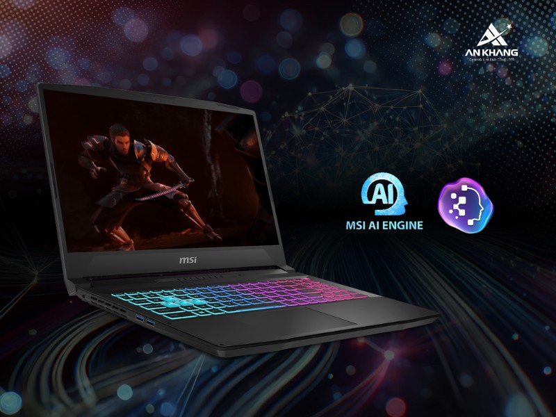 Laptop MSI Katana 15 HX B14WFK 267VN cho trải nghiệm AI thông minh