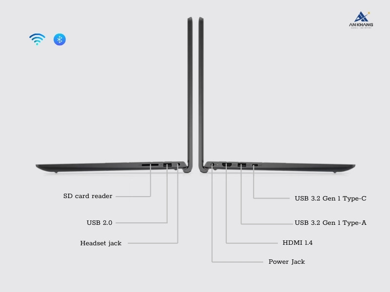 Dell Inspiron 15 3530 71053725 được trang bị đầy đủ cổng kết nối