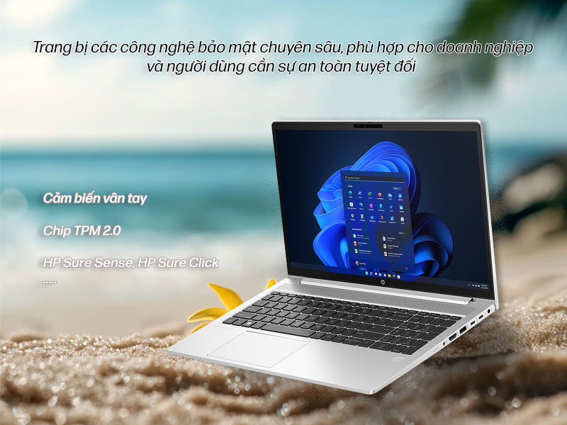 Laptop HP Probook 450 G10 B73TPAT được trang bị c&aacute;c c&ocirc;ng nghệ bảo mật chuy&ecirc;n s&acirc;u, cấp doanh nghiệp