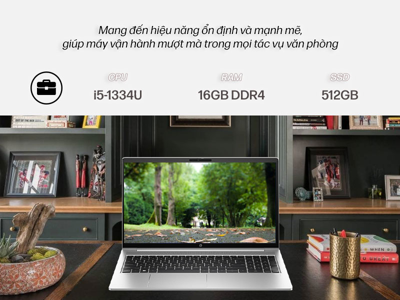 Laptop HP Probook 450 G10 B73TPAT mang hiệu năng mạnh mẽ gi&uacute;p xử l&yacute; mượt m&agrave; c&aacute;c t&aacute;c vụ văn ph&ograve;ng
