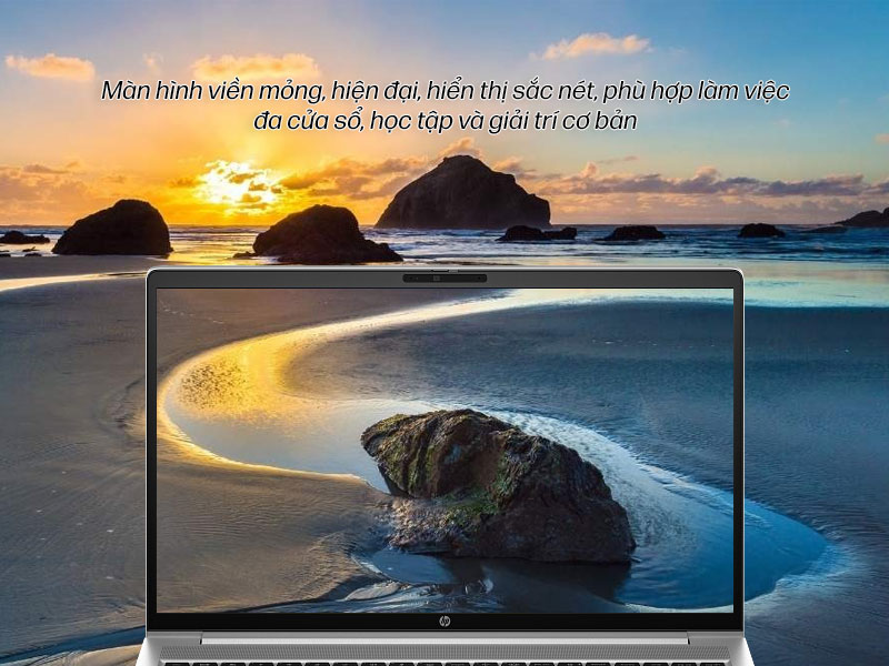 M&agrave;n h&igrave;nh 15.6 inch FHD r&otilde; n&eacute;t, phục vụ nhu cầu sử dụng thường ng&agrave;y của laptop HP Probook 450 G10