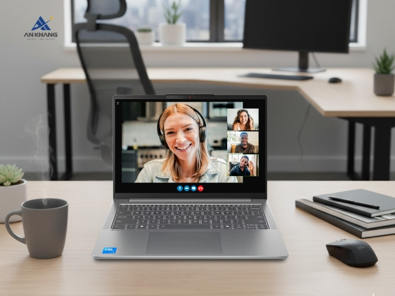 Laptop Lenovo IdeaPad Slim 5 14IRH10R 83J0006CVN tối ưu trải nghiệm giao tiếp trực tuyến