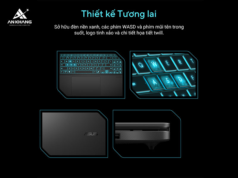 Thiết kế nổi bật, kh&ocirc;ng đụng h&agrave;ng của ASUS Gaming V16 V3607