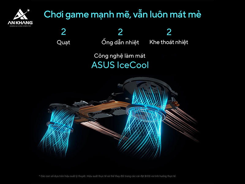 Chơi game m&aacute;t mẻ v&agrave; &ecirc;m &aacute;i tr&ecirc;n laptop ASUS Gaming V16 V3607VU-RP216W
