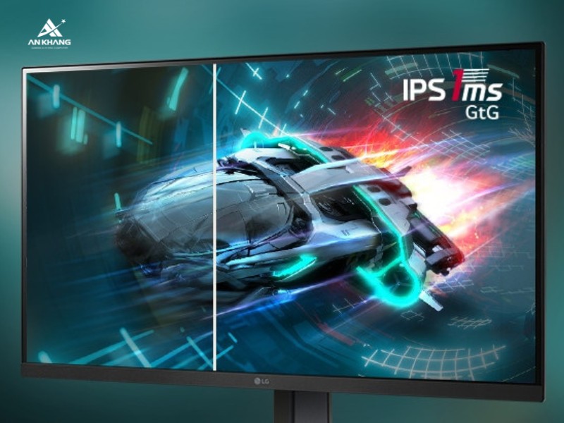 LG UltraGear 27GS65F-B.ATV trang bị tấm nền IPS và thời gian phản hồi 1ms