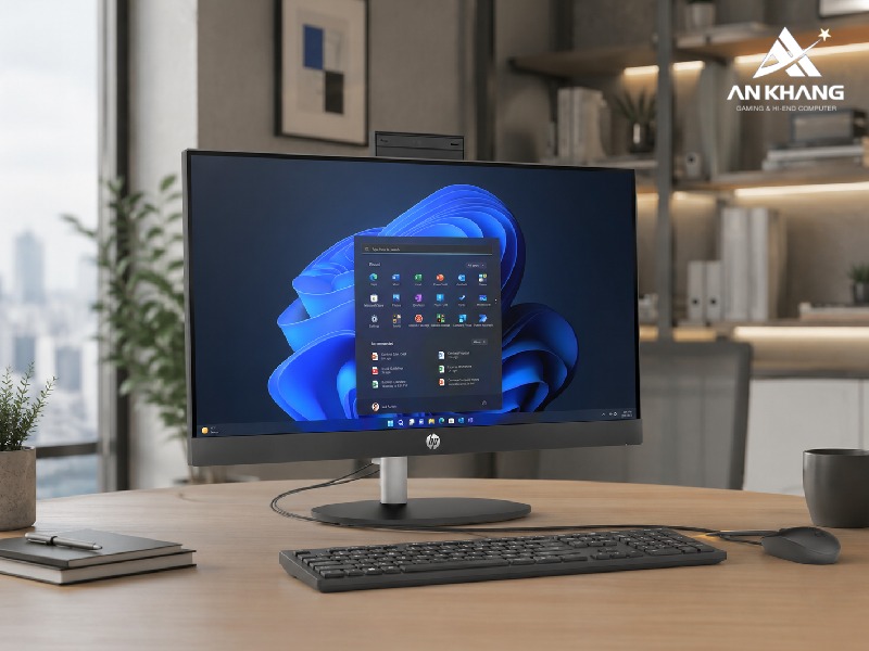 HP ProOne 240 G10 B92FVAT với thiết kế All in One gọn gàng, tối ưu
