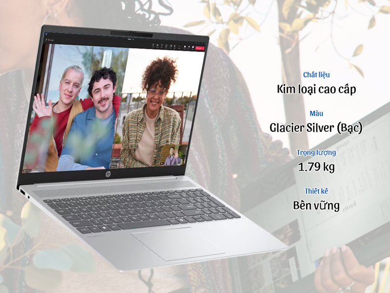 Laptop HP OmniBook 5 là chiếc laptop AI tầm trung mang thiết kế đẳng cấp trong phân khúc