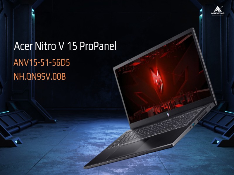 Laptop Acer Nitro V 15 ProPanel ANV15-51-56D5 NH.QN9SV.00B - Laptop gaming cấu hình mạnh, giá tốt