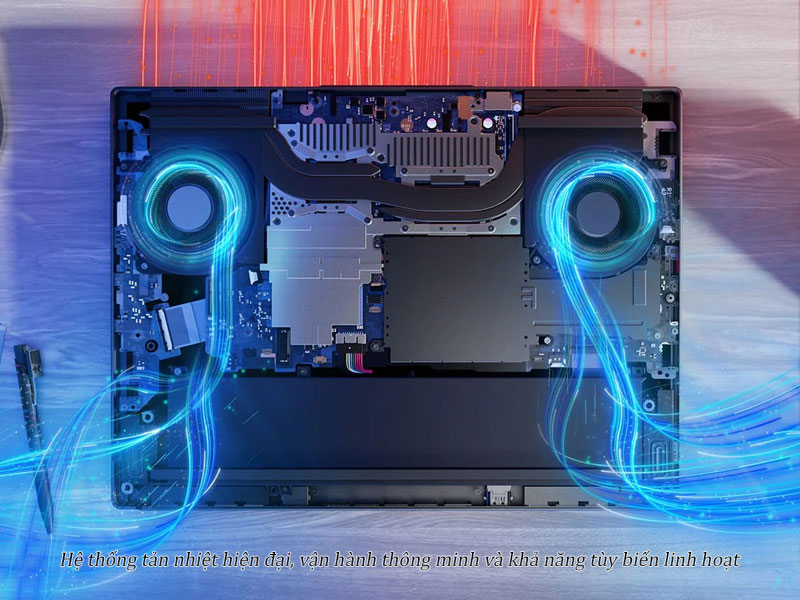 Hệ thống tản nhiệt hiệu quả của Lenovo Legion 5 15IRX10