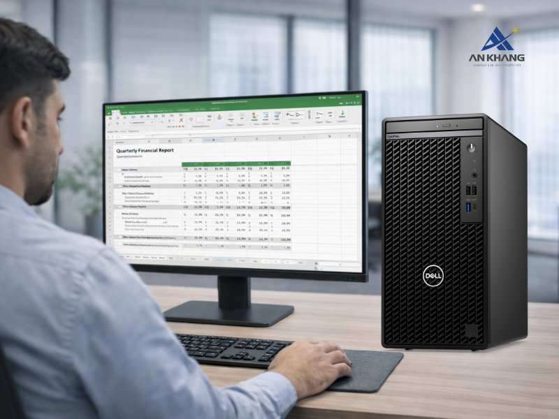 M&aacute;y t&iacute;nh để b&agrave;n Dell OptiPlex Tower 7020 (i5-14500/8GB/512GB/Ubuntu) đa nhiệm mượt m&agrave;, phản hồi nhanh ch&oacute;ng