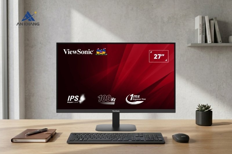 M&agrave;n h&igrave;nh ViewSonic VA2708-2K-MHD sắc n&eacute;t, mượt m&agrave; cho l&agrave;m việc v&agrave; giải tr&iacute;