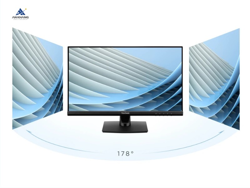 Màn hình LCD ViewSonic VA2414-H với tấm nền IPS cho góc nhìn rộng, màu sắc ổn định