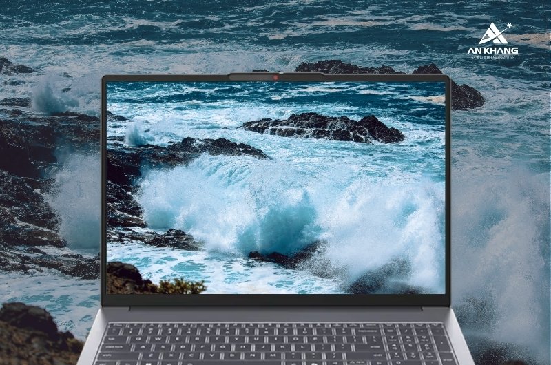 Laptop Lenovo IdeaPad Slim 3 16ARP10 83K800GTVN sở hữu màn hình 16inch tỷ lệ 16:10 rộng rãi