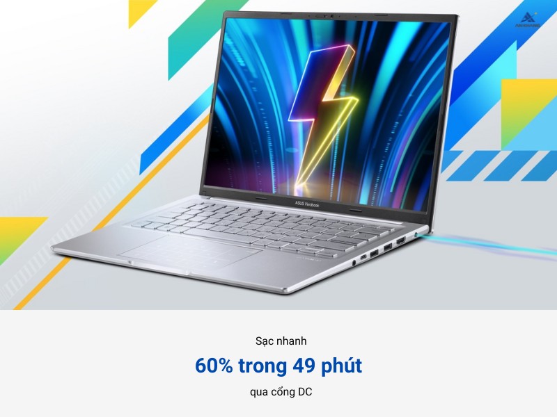 Asus Vivobook 15 OLED A1505VA-L1113W với thời lượng pin ấn tượng