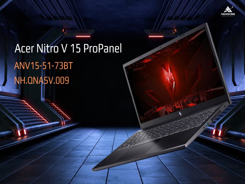 Laptop Gaming Acer Nitro V 15 ProPanel ANV15-51-73BT NH.QNASV.009 - Laptop hiệu năng cao, giá tốt