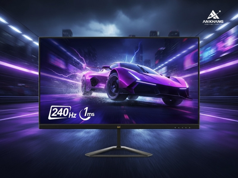 Màn hình gaming ViewSonic VX2779A-HD-PRO trang bị tần số quét 240Hz, phản hồi 1ms cùng công nghệ AMD Freesync