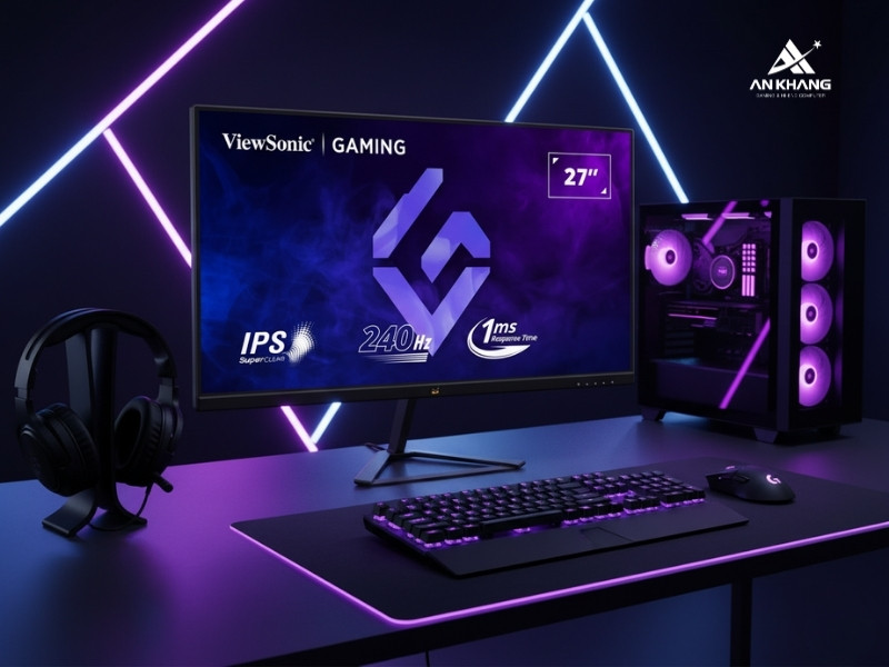 Màn hình gaming ViewSonic VX2779A-HD-PRO mượt mà, sắc nét, hiện đại