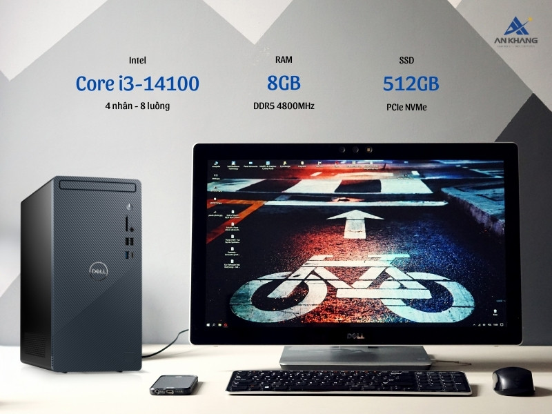 Dell Inspiron 3030 Tower T6FDR với hiệu năng ổn định, đa nhiệm tốt