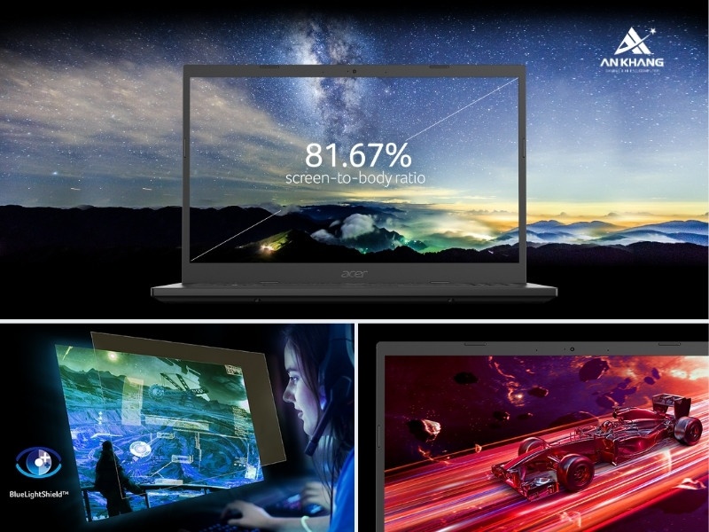 Laptop Acer Gaming Aspire 7 A715-59G-73LB NH.QX6SV.002 với màn hình 144Hz IPS sắc nét, mượt mà