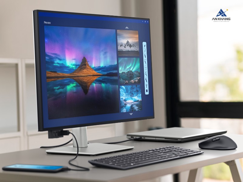 Màn hình Dell UltraSharp U2725QE nổi bật với chuẩn màu toàn diện