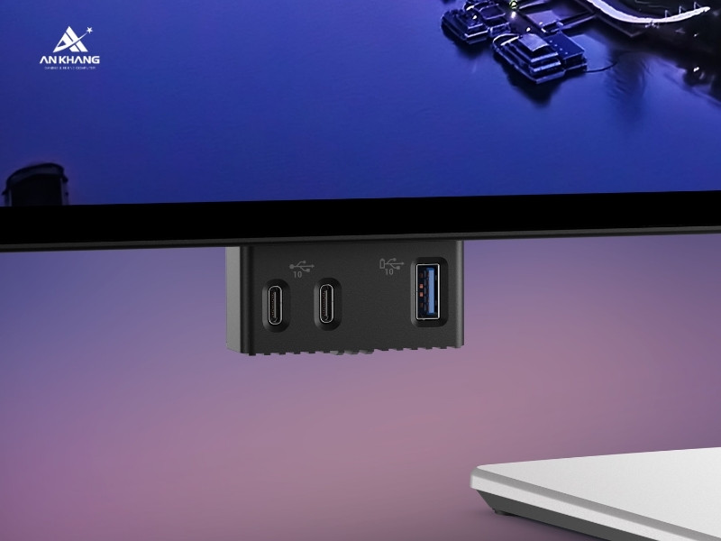 Dell UltraSharp U2725QE với cụm quick-access thiết kế ẩn tiện lợi