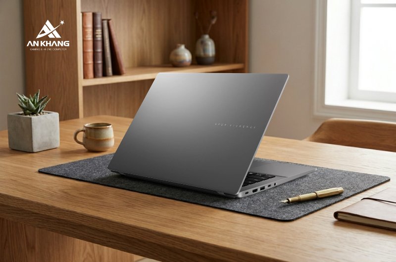 Laptop ASUS Vivobook S14 M3407HA-SF480W nổi bật với thiết kế mỏng nhẹ chỉ 1.4 kg