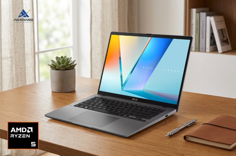 Laptop ASUS Vivobook S14 M3407HA-SF480W vận hành mạnh mẽ, đa nhiệm mượt mà