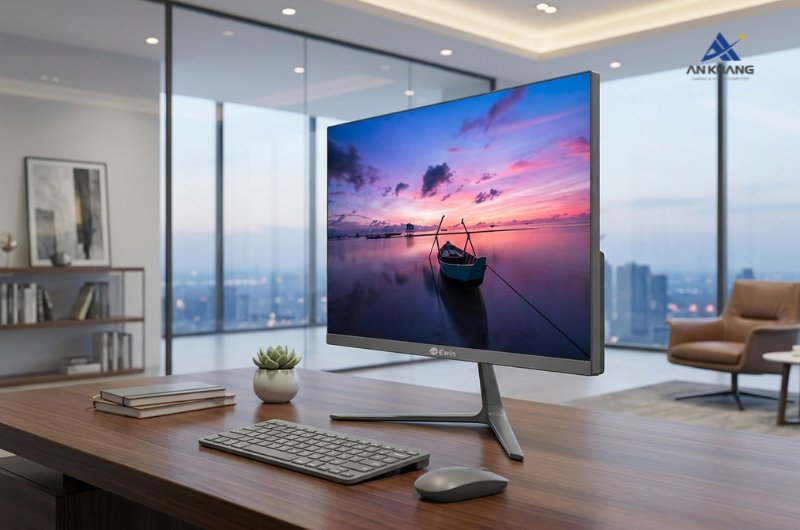 Màn hình máy tính Ewin S270F100 mang đến không gian hiển thị 27 inch rộng rãi