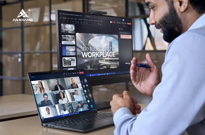 Laptop Lenovo ThinkPad X1 Carbon Gen 13 trang bị các tính năng AI thông minh, tích hợp sâu vào từng trải nghiệm