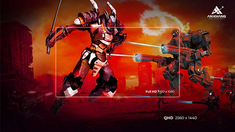 Màn hình Gaming AOC Q27G11E/74 hiển thị sắc nét với độ phân giải 2K QHD