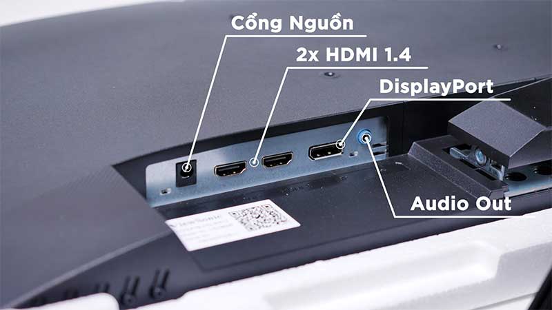 ViewSonic VX2479-HD-PRO trang bị kết nối đa dạng