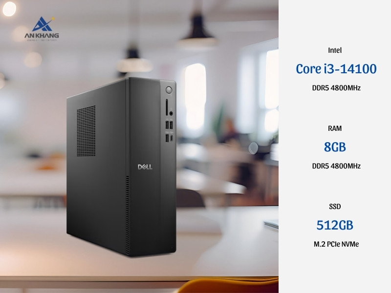 Dell Slim ECS1250 DS-14100-8-512G xử lý mượt mà mọi tác vụ cơ bản