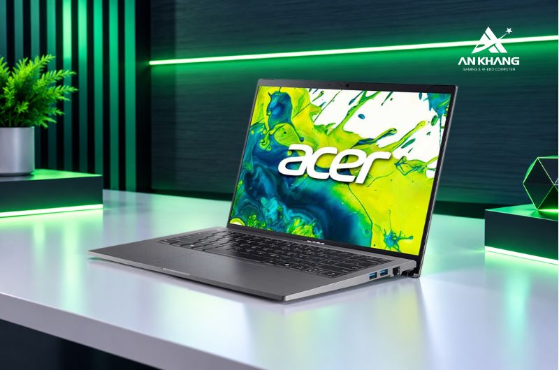 Laptop Acer Aspire Go 14 AI AG14-71M-52LH NX.JF5SV.001 với khả năng nâng cấp linh hoạt lên tới 96GB RAM và 2TB SSD